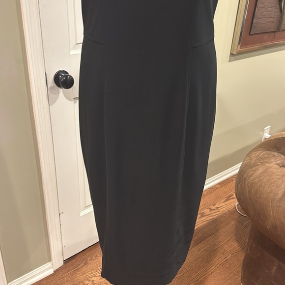 Like new! Jospeh Ribkoff Sz 10 Black Cocktail Dress Sweetheart Mesh Top - Picture 3 of 6